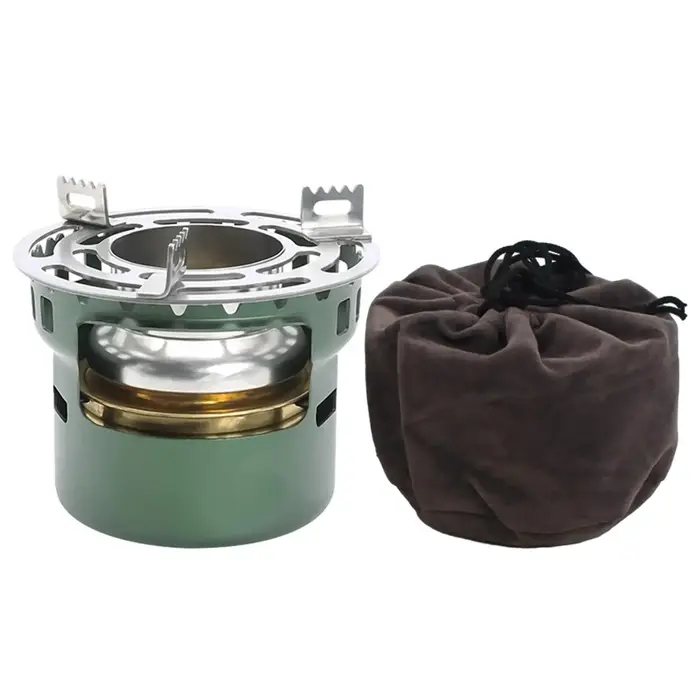 Équipement et accessoires de Camping, poêle à alcool en métal, brûleur à alcool Compact ultraléger S