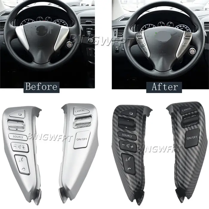 Boutons de volant de nouvelle couleur, interrupteur de régulateur de vitesse pour Nissan Sentra 2013