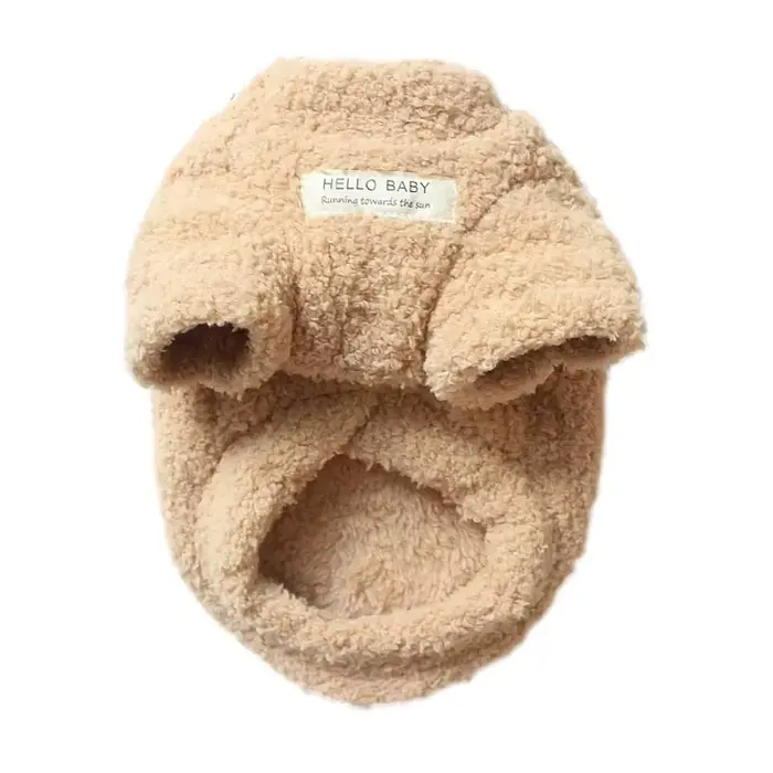 Pull chaud d'hiver pour petits chiens, vêtements en peluche pour chiots, manteau doux pour chiots, C