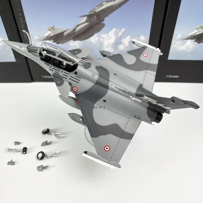 Moulé sous pression 1:72 échelle français Rafale B chasseur Simulation alliage métallique avion modè