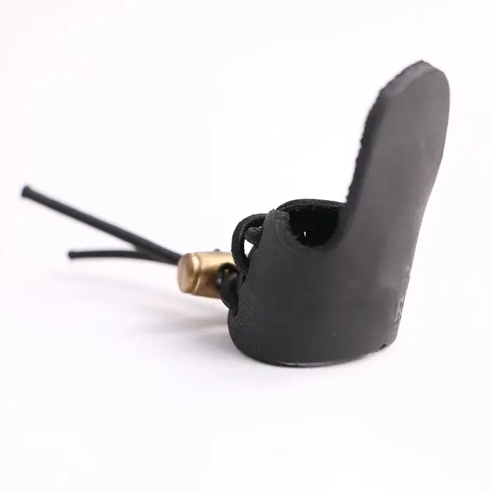Protège-pouce réglable pour chasse et tir à l'arc en imitation cuir de vachette confortable pour homme et femme occaions de plein air