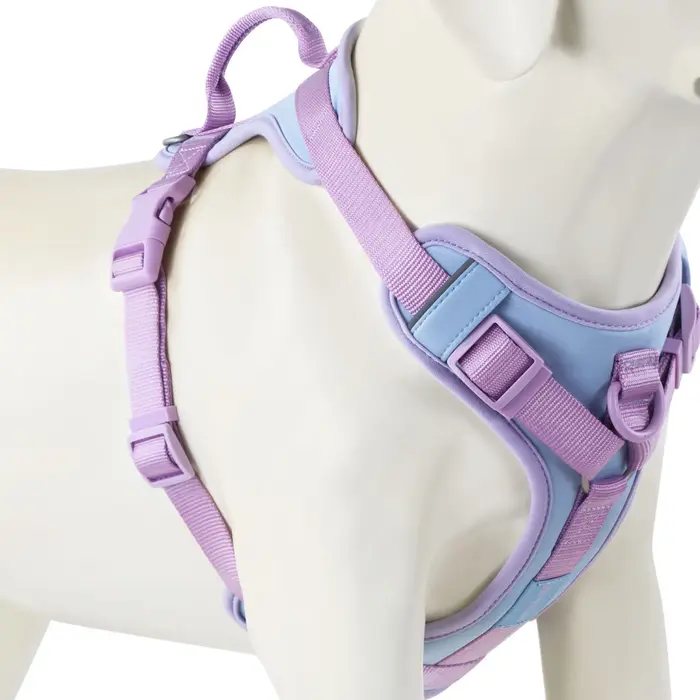 Couleurs d'épissure pour harnais pour chien de luxe moyen, sans traction pour grands et petits chien