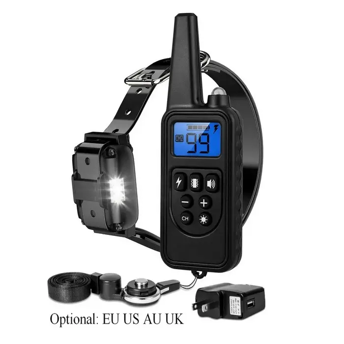 Collier d'entraînement pour chien de compagnie 800M, collier à choc électrique pour chiens, plongée 