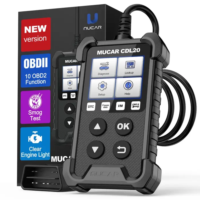 MUCAR CDL20 OBD2 Voiture Outils De Diagnostic Gratuit OBD 2 Lecteur de Code Clair Moteur Lumière Smo