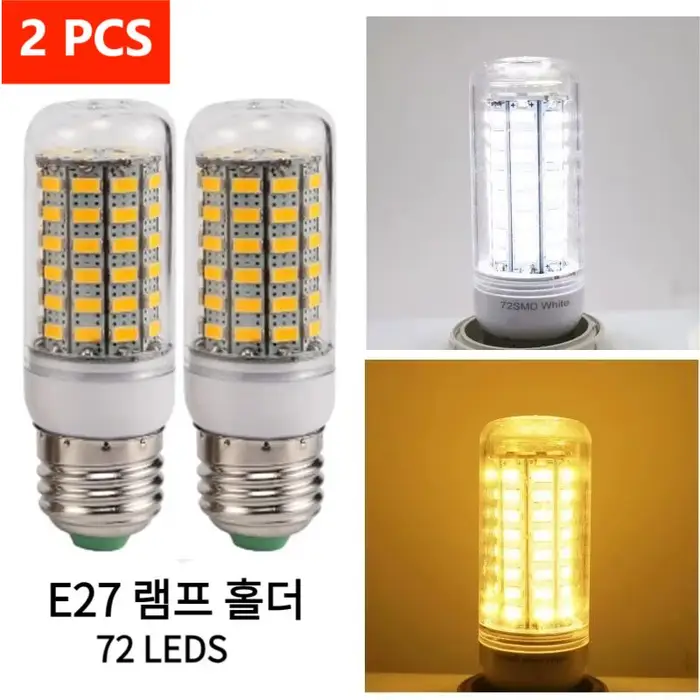 E27 Vis LED Maïs Super Lumineux Ampoule 72 LED SMD 5730 Ampoule 220V Luminaire Maison Lustre Bougie 