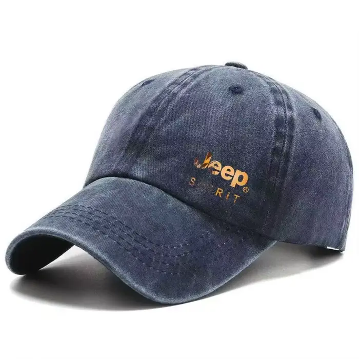 Casquettes de baseball Jeep2026 tendance, en coton délavé, souples, pour hommes et femmes, protectio