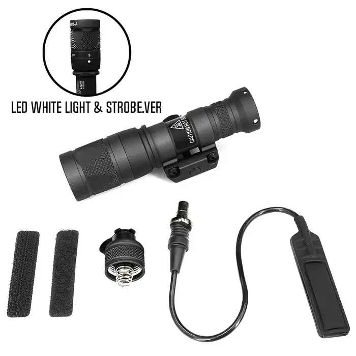 Sotac M300V Mini lampe de poche blanche Scout lampe torche 400 Lumens LED Rail Airsoft IR éclairage 
