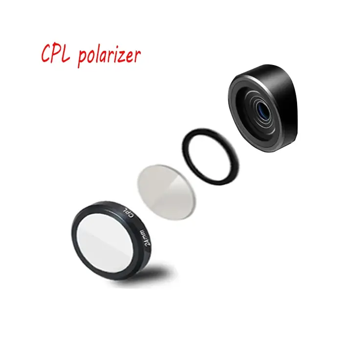 Polariseur circulaire magnétique, pour caméra DVR de voiture 0806/0806 s / 0903/0905/0906 24mm, enre