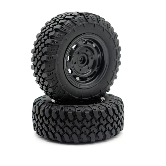 Roues RC en caoutchouc hexagonales MN99S de 5mm pour MN98 MN82, mise à niveau de voiture tout-terrai
