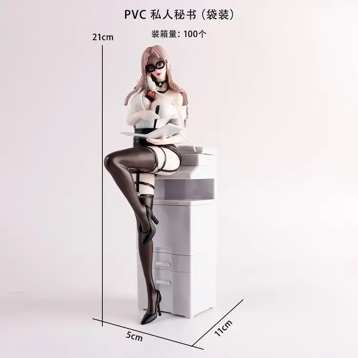 Figurine de secrétaire privée anime Hot Beautiful Girl, modèle de collection, décorations de bureau,