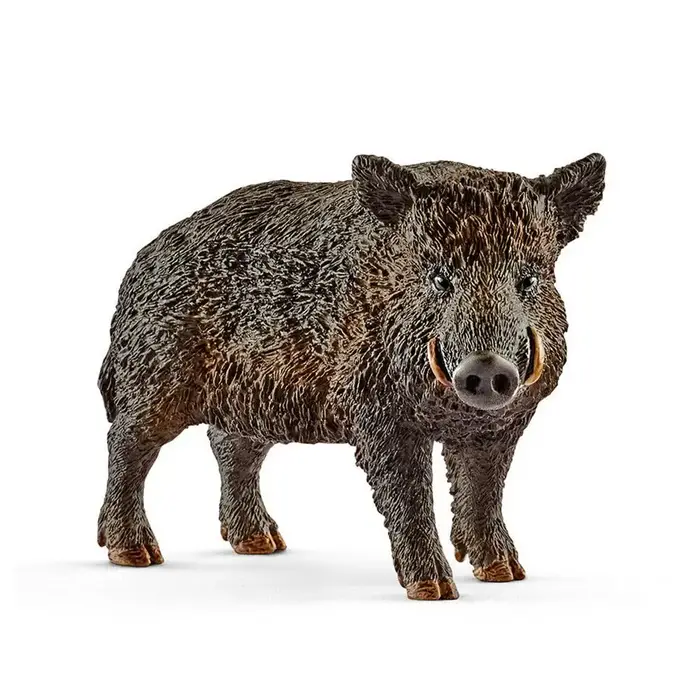 Figurine en PVC de sanglier de la vie sauvage, figurines de jouets, décoration de la maison, 2.8 pou