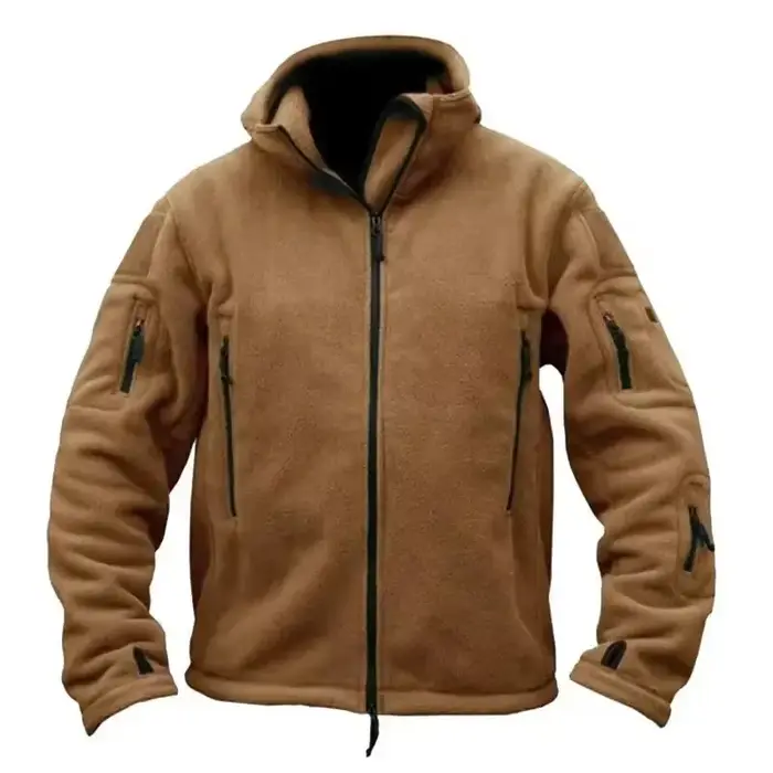 Hommes chasse hiver thermique polaire veste tactique Sports de plein air manteau à capuche militaire