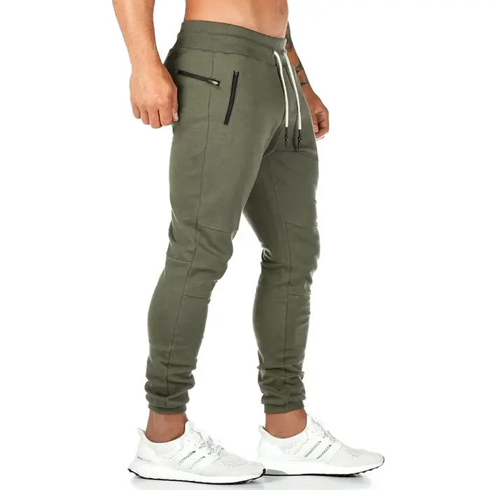 Pantalon de sport léger homme pour jogging et randonnée - Respirant avec poche zippée - Exercice et entraînement