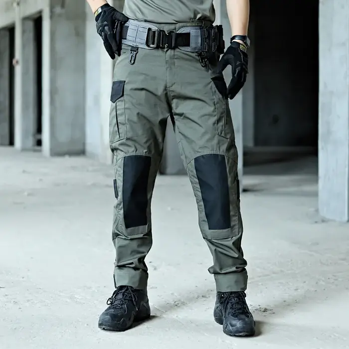 Pantalon tactique militaire cargo pour chasse homme - imperméable résistant multi-poches outdoor