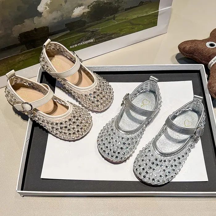 Sandales d'été pour enfants, nouvelles sandales à fond souple pour filles, chaussures de plage décon