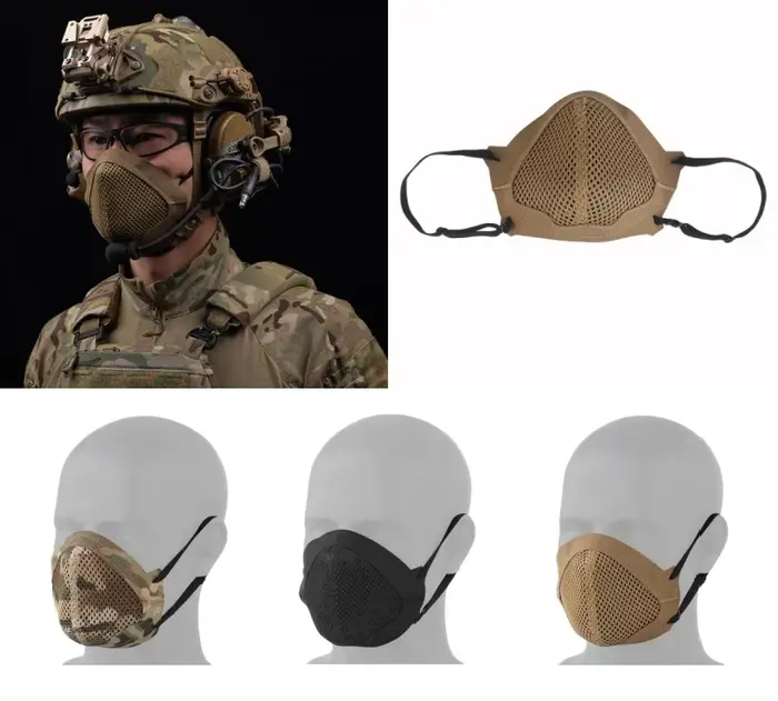 Masque de protection respiratoire pour chasseur - Matière douce et respirante confort toute la journée