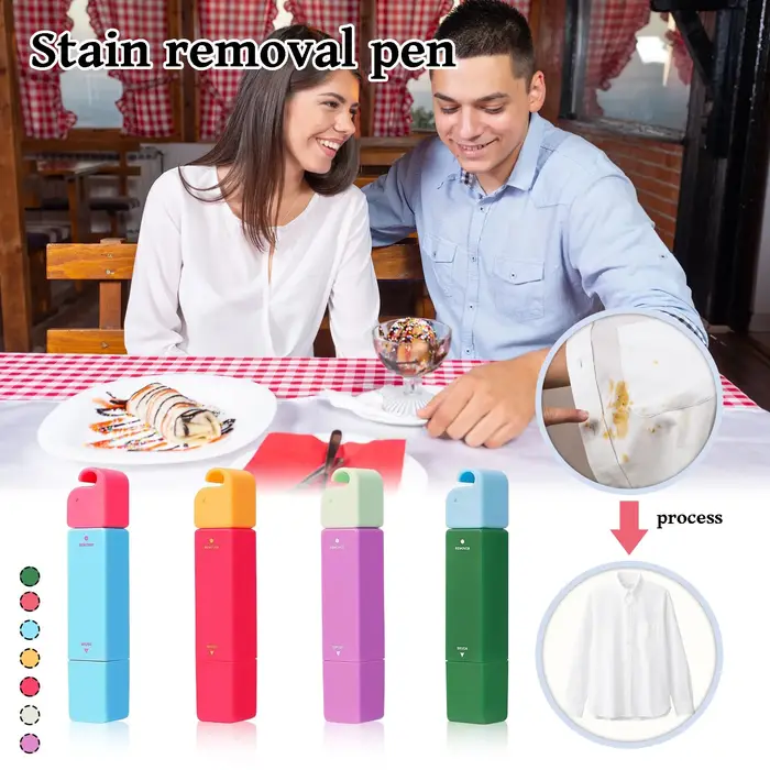 Stylo démaquillant portable sans lavage pour éliminer les taches alimentaires et cosmétiques en tout lieu et à tout moment