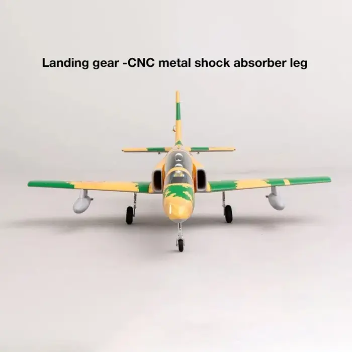 Modèle d'avion FLYFANS 64 mm, avion d'entraînement K-8 à canards, avion de chasse K8, avion d'entraî