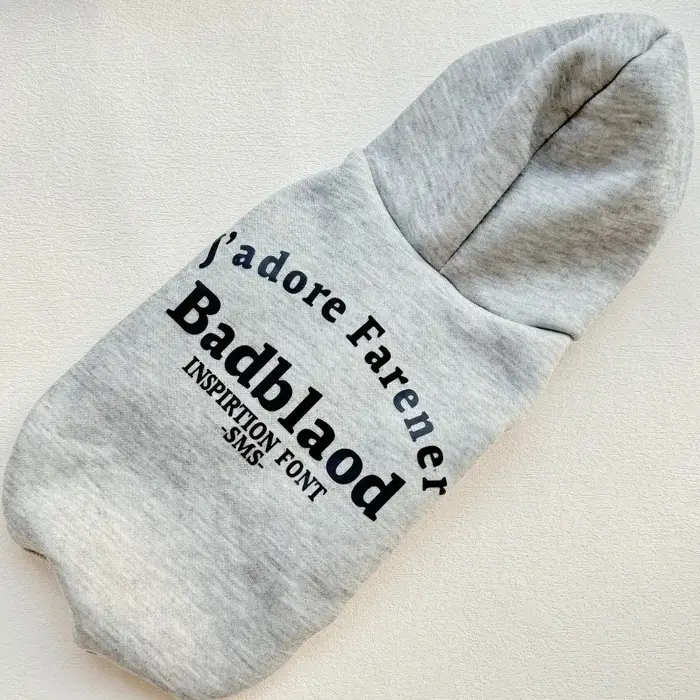Costume pour chien avec imprimé lettres, sweat à capuche sans manches, pull chaud et doux pour chiot
