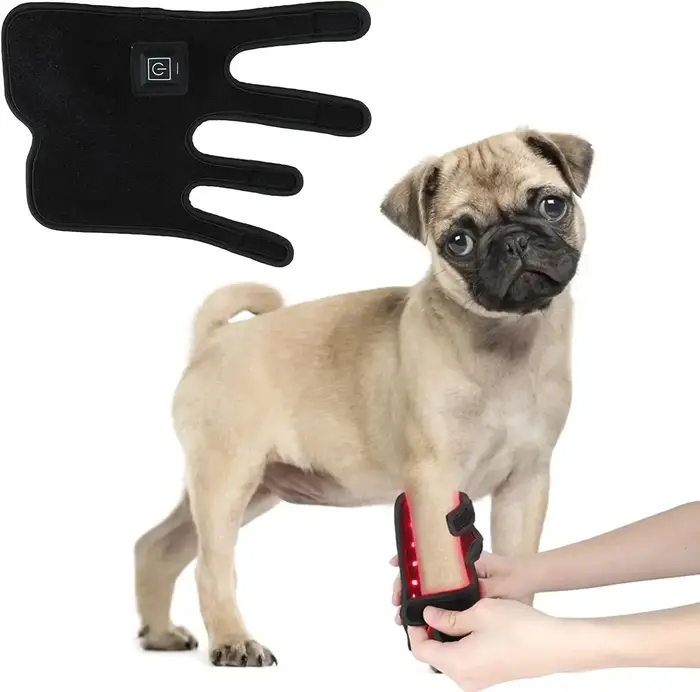 Thérapie par lumière rouge infrarouge 660nm et 850nm pour chiens et chevaux, 40 pièces, étanche PU, 