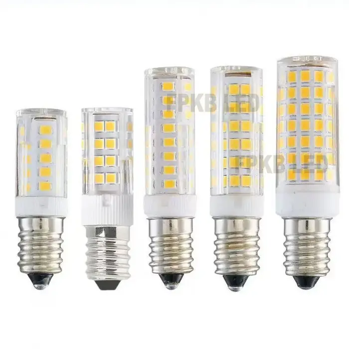 18W 15W 12W 9W 7W E14 LED ampoule lampe 220V-240V Mini maïs ampoule lumière 2835SMD 360 Angle de fai