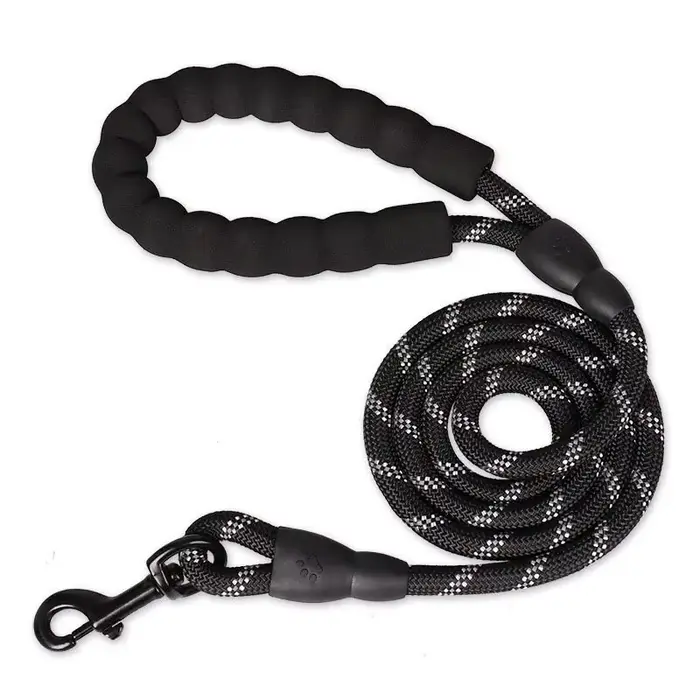 Laisse pour chien de 1,2 m/3 m avec poignée rembourrée confortable - Corde de traction double très r