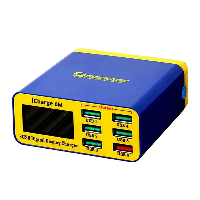 Mecanicien icharge 6M QC 3.0 USB Charge intelligente prise en charge avec écran LCD pour iPhone HUAW