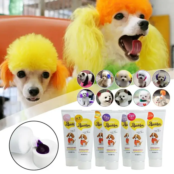 Colorant capillaire pour animaux de compagnie