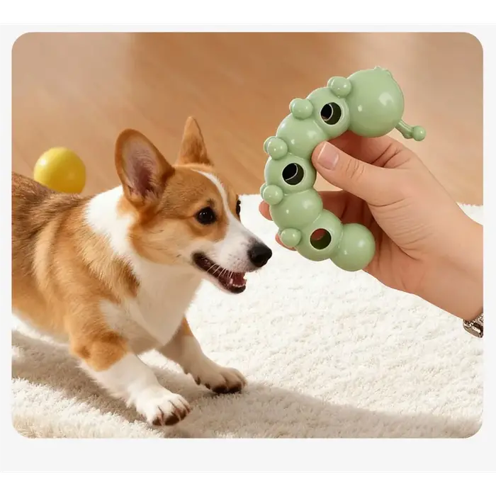 Jouet à mâcher pour chien en forme de chenille, jouet interactif pour la dentition, pour chiens de t