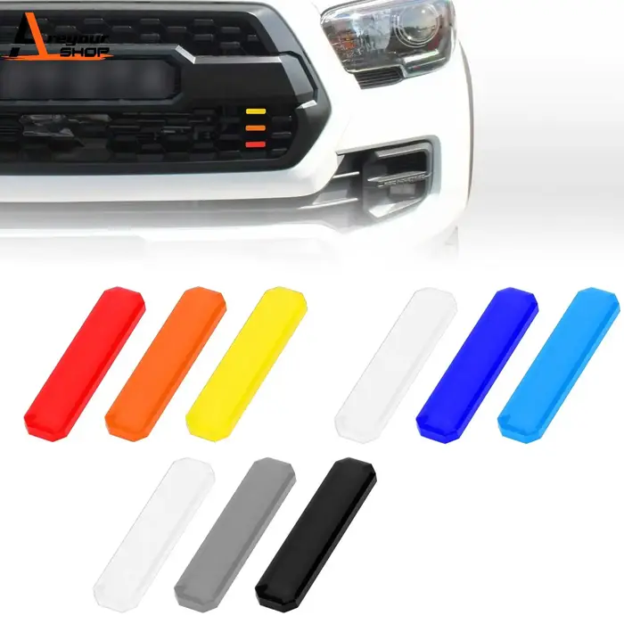 Badge Autocollant Tricolore Tacoma TRD Pro 2016 2017 2018 2019 2020 Camion Toyota Style Sportif Occasions Spéciales