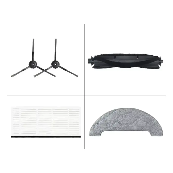 Pièces de rechange pour Proscenic M8 Pro, brosse latérale principale, filtre Hepa, chiffon de vadrou