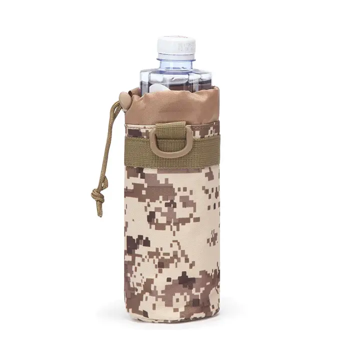 Pochette de bouteille d'eau de chasse, support de bouilloire Molle d'extérieur, Camping randonnée cy