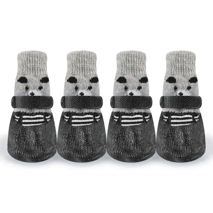 Protections de pattes de chien antidérapantes réglables, essentiels pour les chiots, chaussures chau