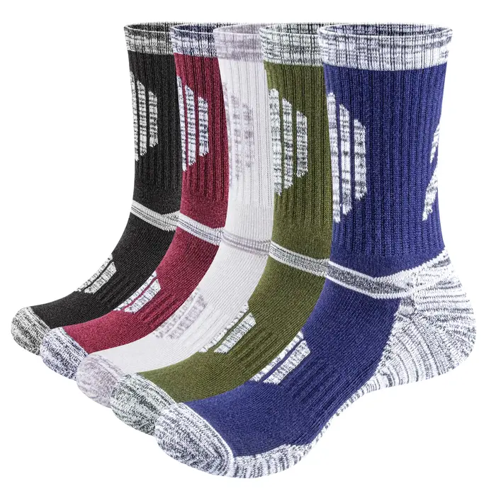 Chaussettes randonnée chasse homme YUEDGE - Evacuation humidité et soutien de la voûte plantaire