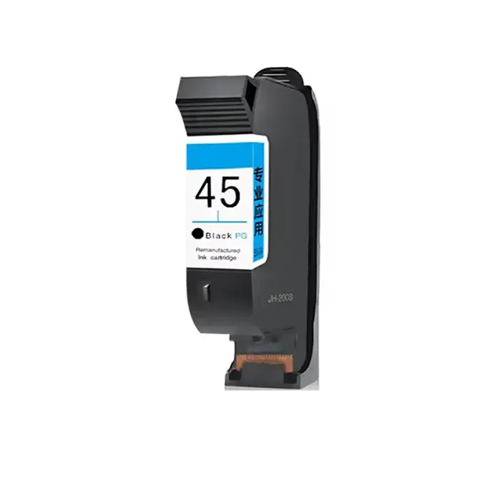 Cartouche d'encre reconditionnée 51645A 45 pour HP45 pour HP51645A Deskjet 710c 720c 815c 832c 850c 