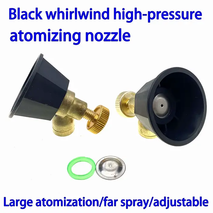 Buse de pulvérisation réglable à atomisation agricole pour jardin, outil d'irrigation portable, polyvalent pour diverses cultures et jardinage, idéal pour passionnés et cadeaux pratiques