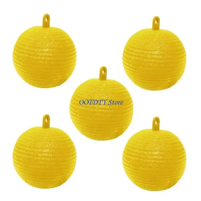 Boule piège à mouches suspendue 367A, 5 pièces, attrape-mouche à fruits, piège collant, tueur d'inse