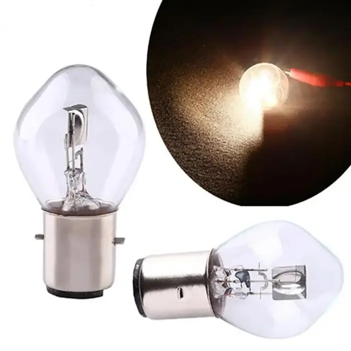 Ampoule halogène de sauna pour moto, lumière claire, accessoires de moto, nouveau, B35, 12V, 35W, BA