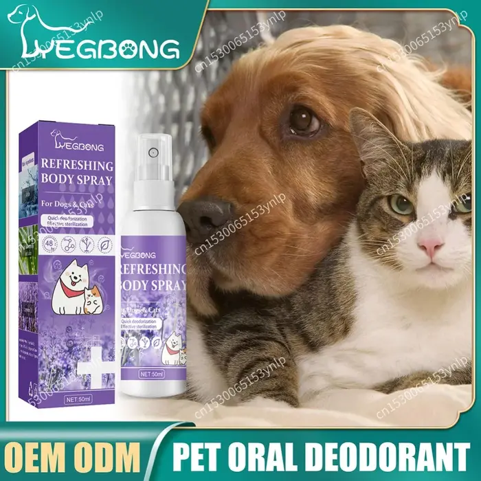 Spray désodorisant pour chien, nettoyage des excréments, désodorisant, élimine les odeurs, 50ml, spr