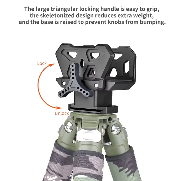 Les supports de pistolet à clips de chasse en métal et les accessoires de trépied conviennent à la chasse et au tir en plein air