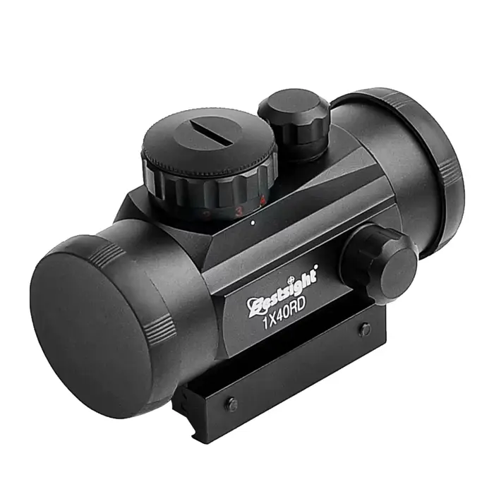 Viseur à points rouges 1x40mm étanche antichoc antibuée pour carabine avec support 1 pouce