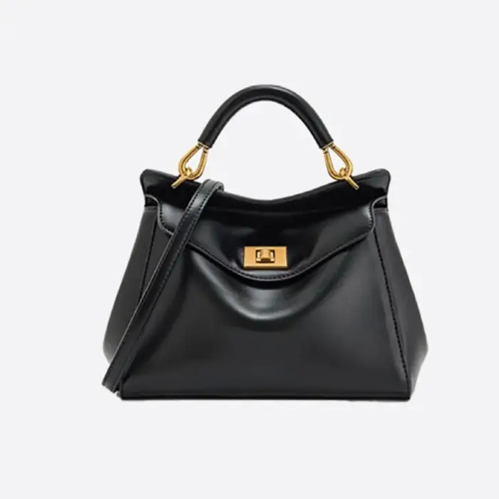 Sac à bandoulière en cuir tressé pour femme, style luxueux, sac à bandoulière décontracté, sac à mai