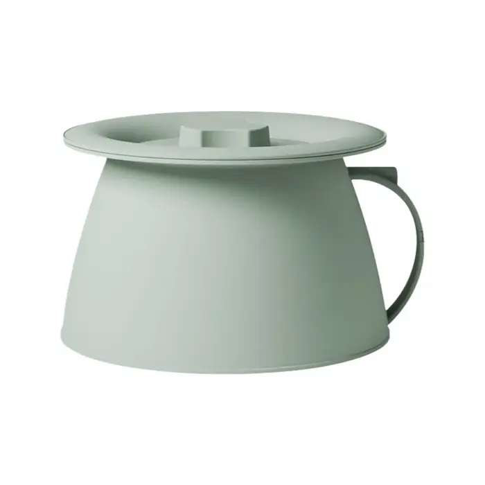 Pot de chambre sanitaire de 1,5 l, urinoir Portable en plastique épais, anti-fuite avec poignée, bas