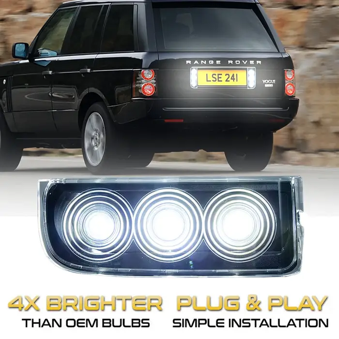 Feux de barrage de secours à LED pour Land Rover Range Rover L322, lampes de pare-chocs arrière, OEM