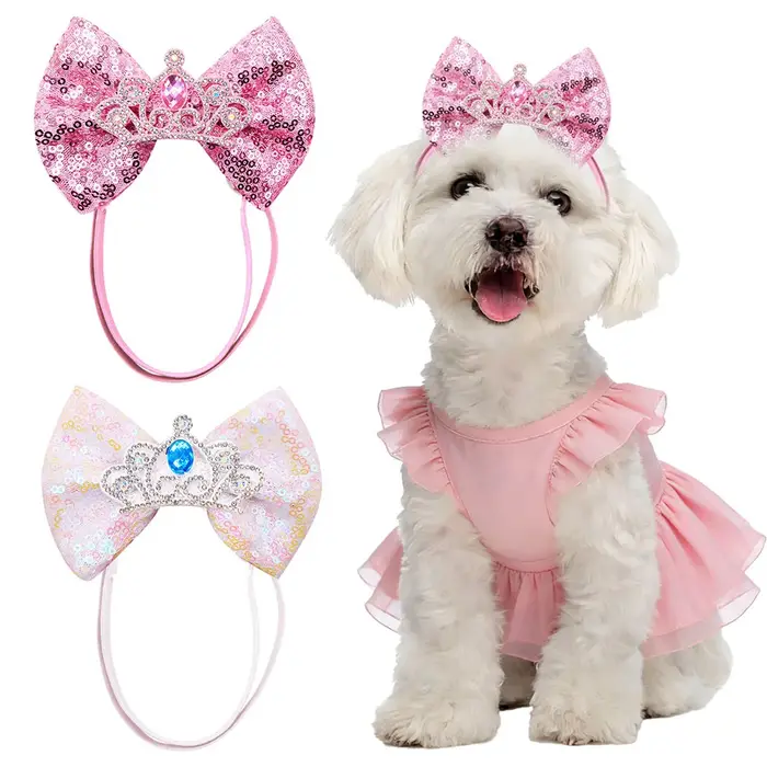 1PC Nœuds pour chien brillants