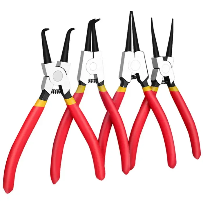 Pince externe interne Portable de 7 pouces, Clips de retenue, pince à circlips multifonctionnelle po