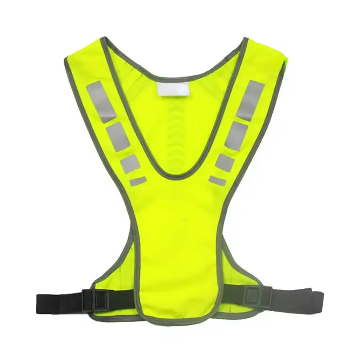 Veste de sécurité à haute visibilité pour l'équitation de nuit, gilet de sport de plein air, course 