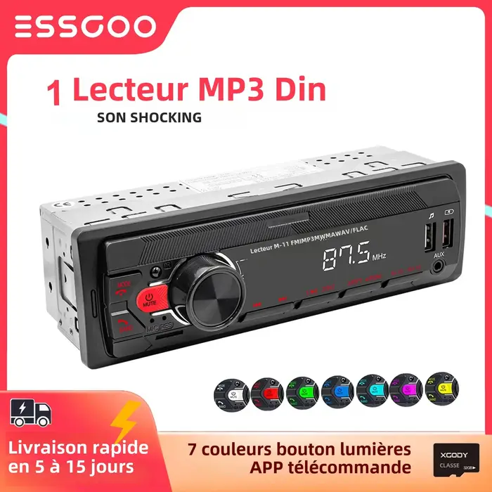 Lecteur multimédia universel pour voiture