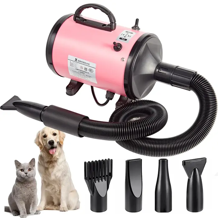 Sèche-cheveux pour animaux de compagnie haute puissance et faible bruit pour grands chiens, sécheuse