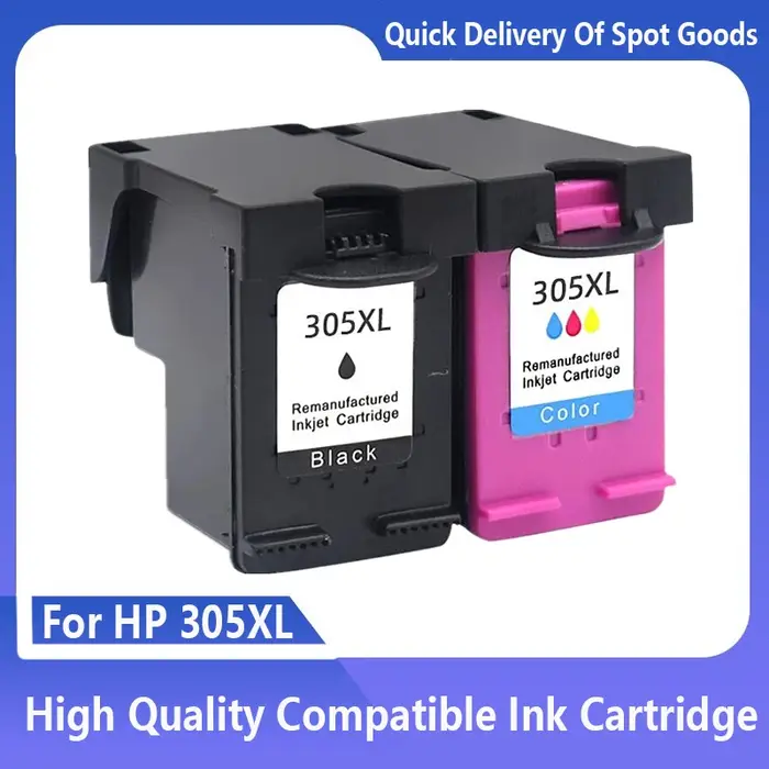 Cartouche d'encre 305XL de remplacement pour HP 305